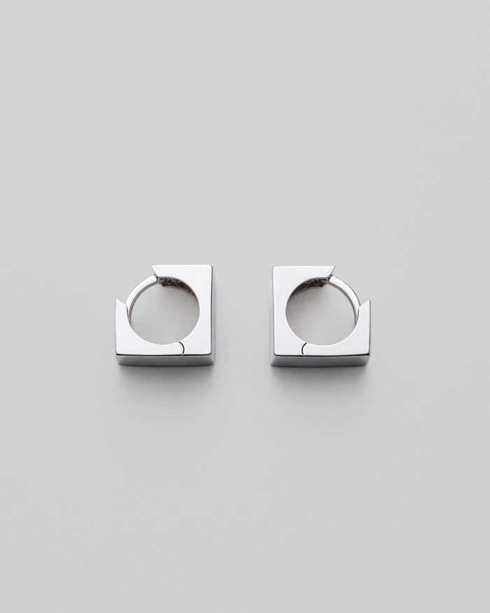 Silver earrings AUSTERE