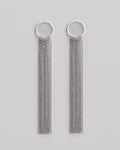 Silver earrings BELLE