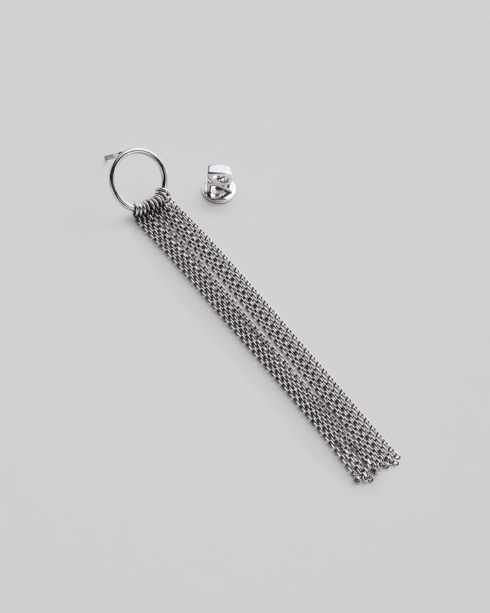 Silver earrings BELLE