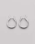 Silver earrings BEND