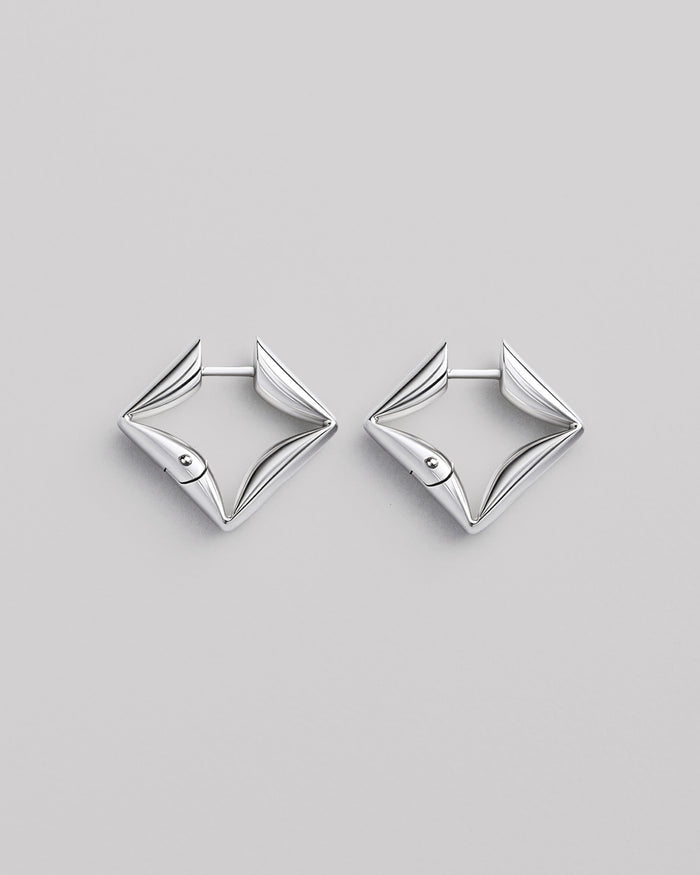 Silver earrings IMPULSE