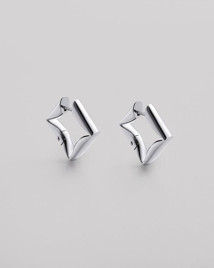 Silver earrings IMPULSE