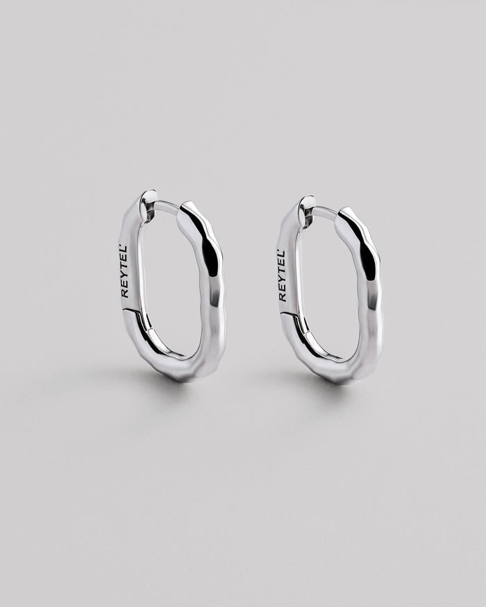 Silver earrings SHEEN