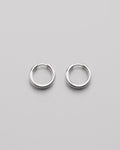 Silver earrings THE HOOP S