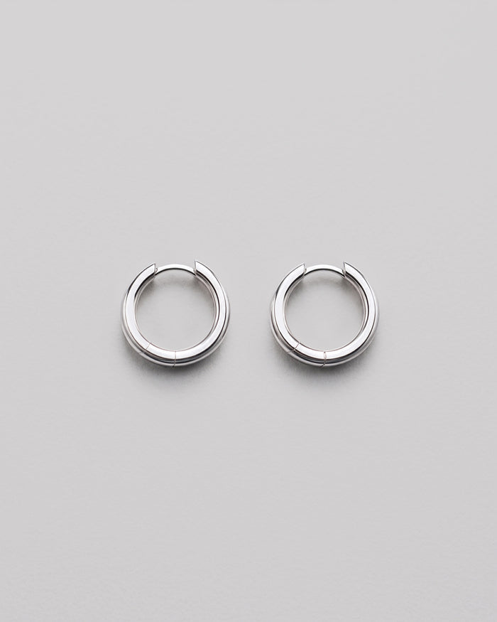 Silver earrings THE HOOP S