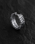 Silver hoop earring BRUCH