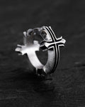 Silver hoop earring VERITA