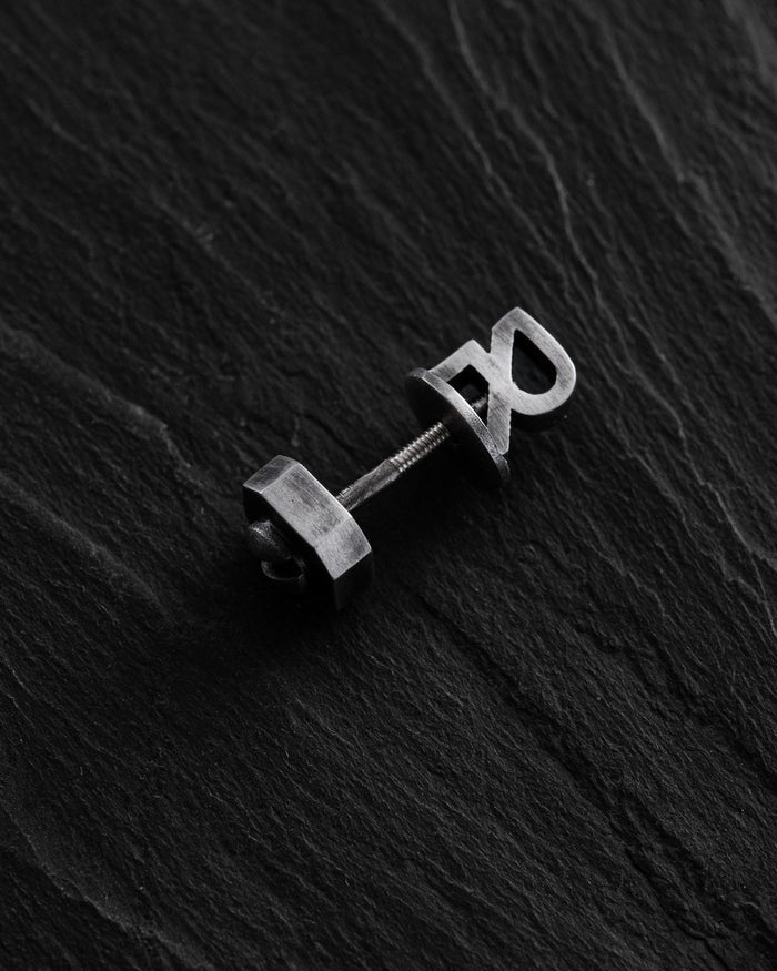 Silver mono - earring SINGULA