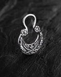 Silver monoearring SABERS