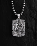 Silver pendant ADAM and EVA