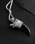 Silver pendant BEAR CLAW