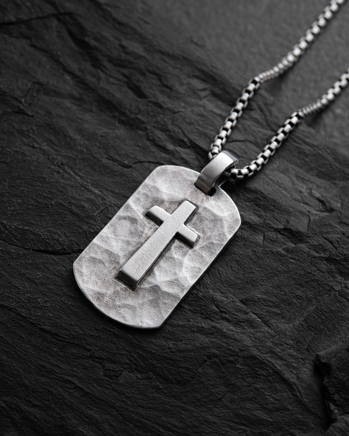 Silver pendant CROSS OF SALVATION