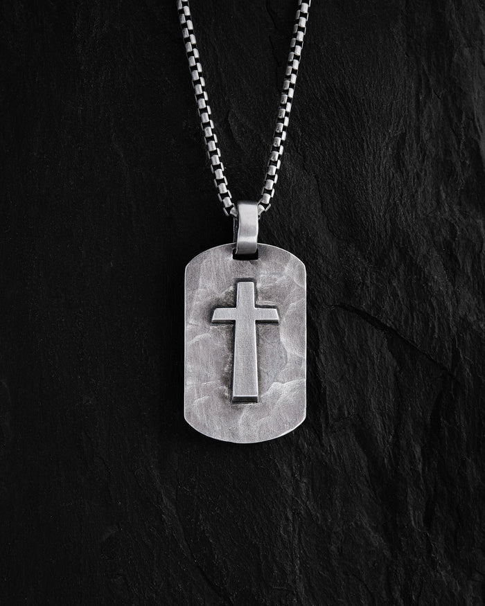 Silver pendant CROSS OF SALVATION