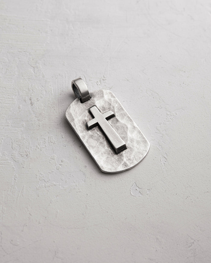 Silver pendant CROSS OF SALVATION