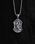 Silver pendant DRAGON