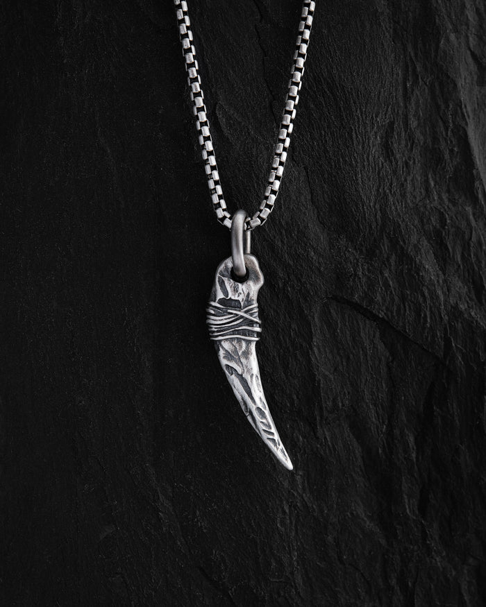 Silver pendant FANG
