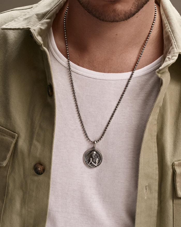 Silver pendant HOLY MOTHER MARY