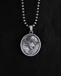 Silver pendant JESUS CHRIST WITH CROWN OF THORNS