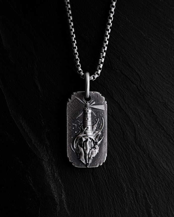 Silver pendant LIGHTHOUSE