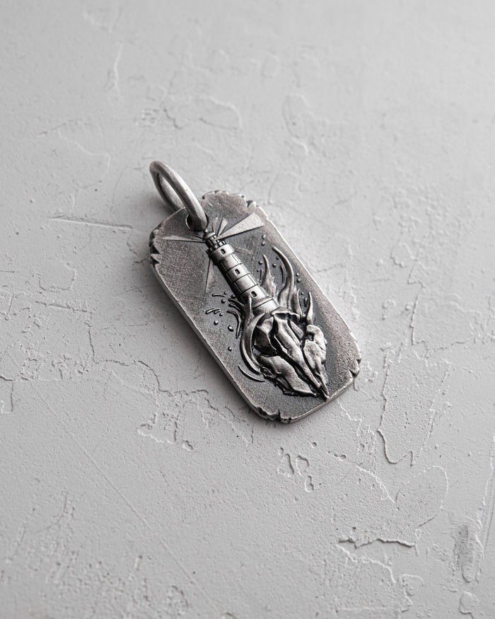 Silver pendant LIGHTHOUSE
