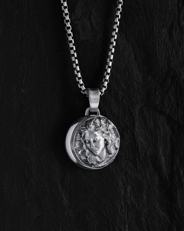 Silver pendant MOON