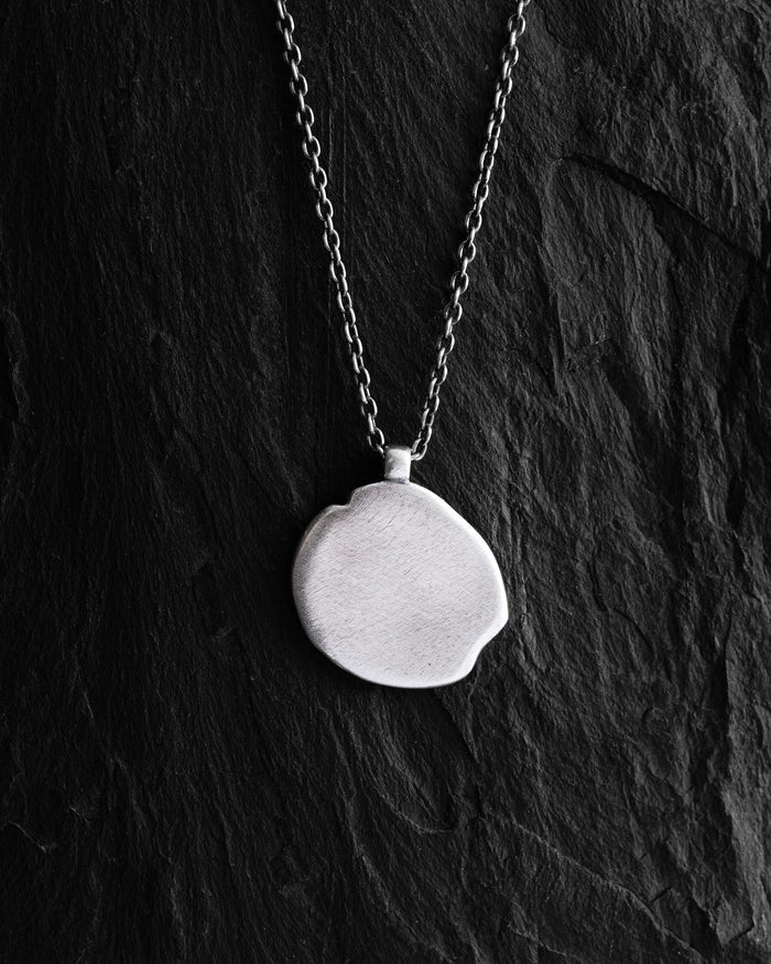 Silver pendant on a chain CARPE DIEM POLAR STAR