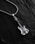 Silver pendant ROCK GUITAR