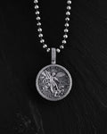 Silver pendant ST. ARCHANGEL MICHAEL. PRAYER