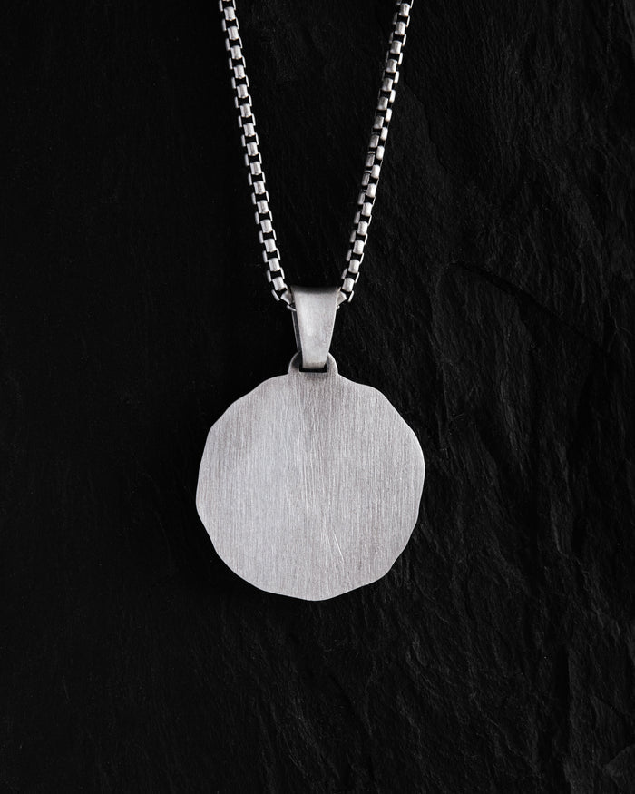 Silver pendant SUN