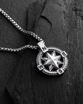 Silver pendant WIND ROSE