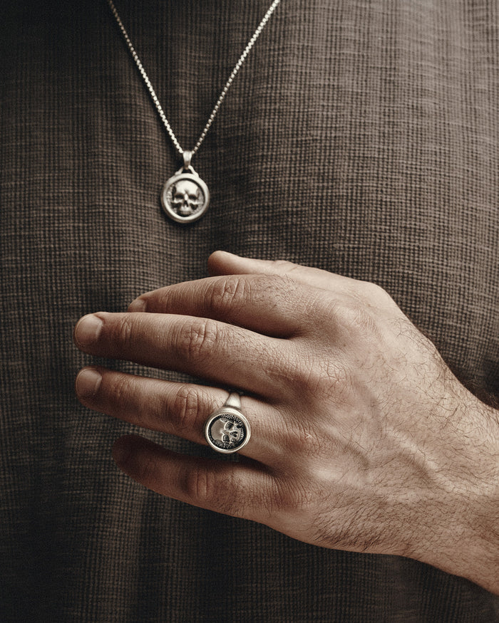Silver ring AETERNUM