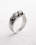 Silver ring ALEA IACTA EST