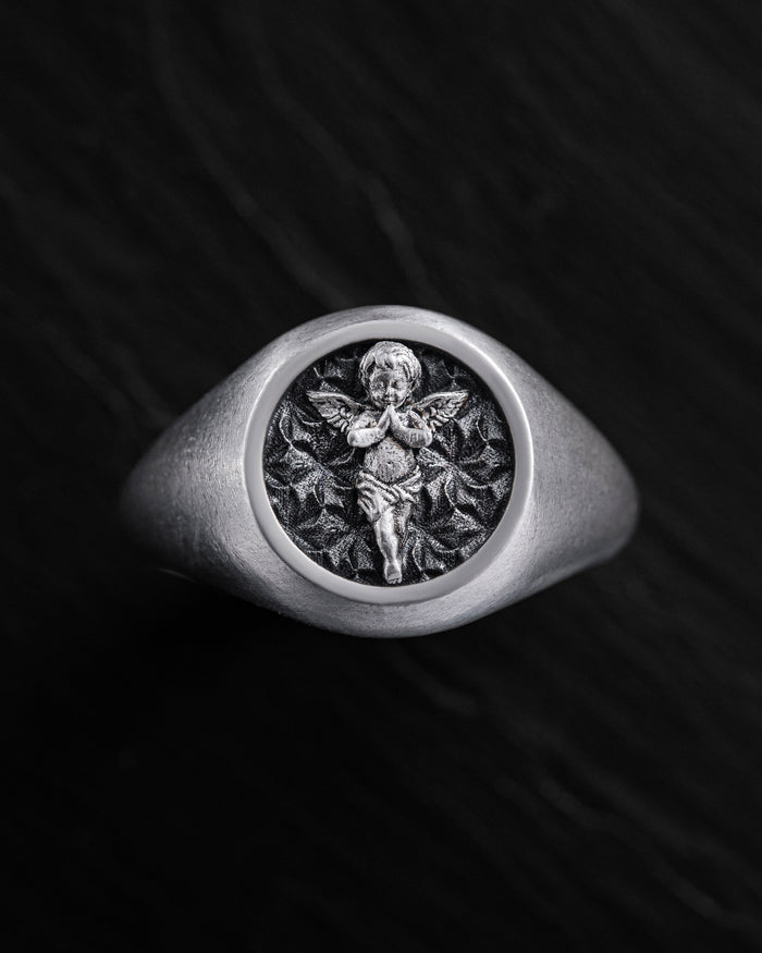 Silver ring ANGEL OF LIGHT