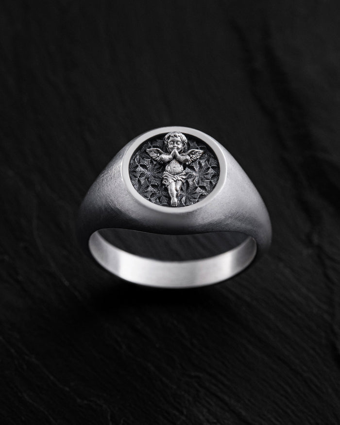 Silver ring ANGEL OF LIGHT