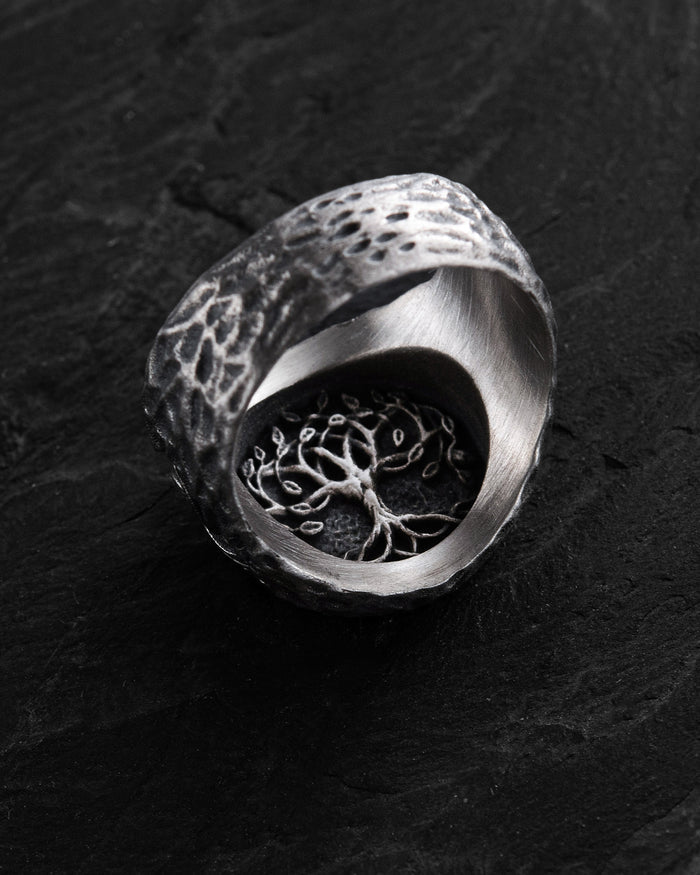 Silver ring BEAR PAW