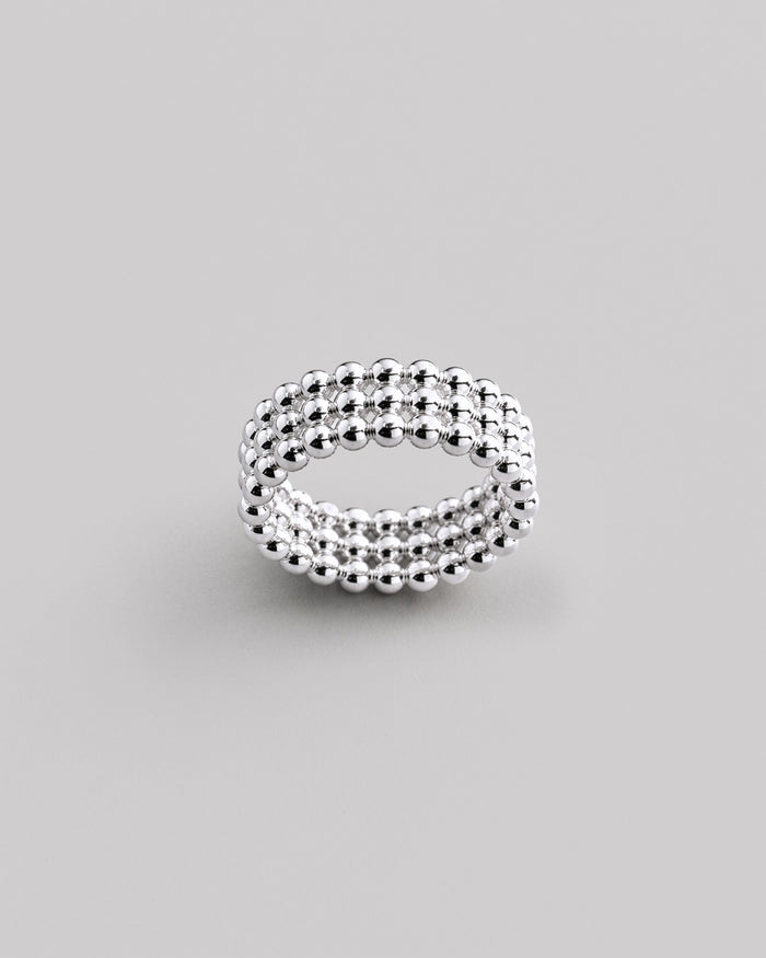 Silver ring BUBBLE