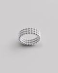 Silver ring BUBBLE