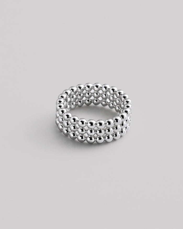 Silver ring BUBBLE