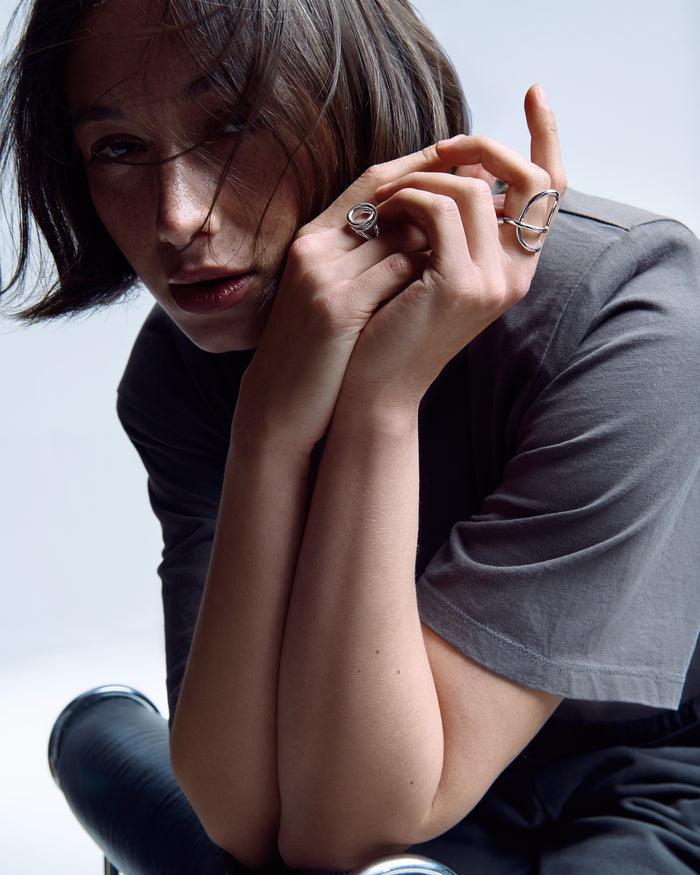 Silver ring CIRCLE