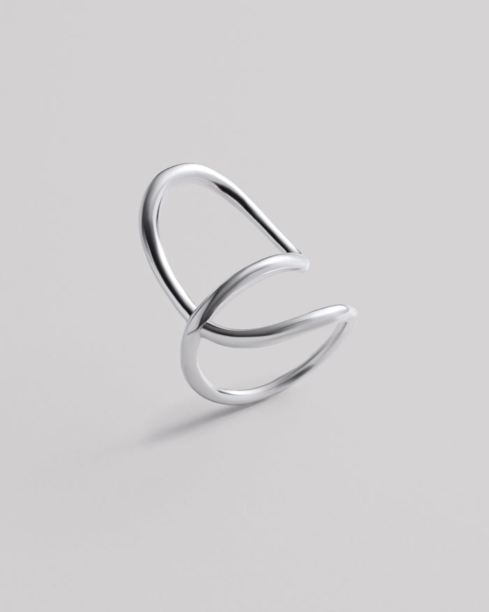 Silver ring CONTOUR