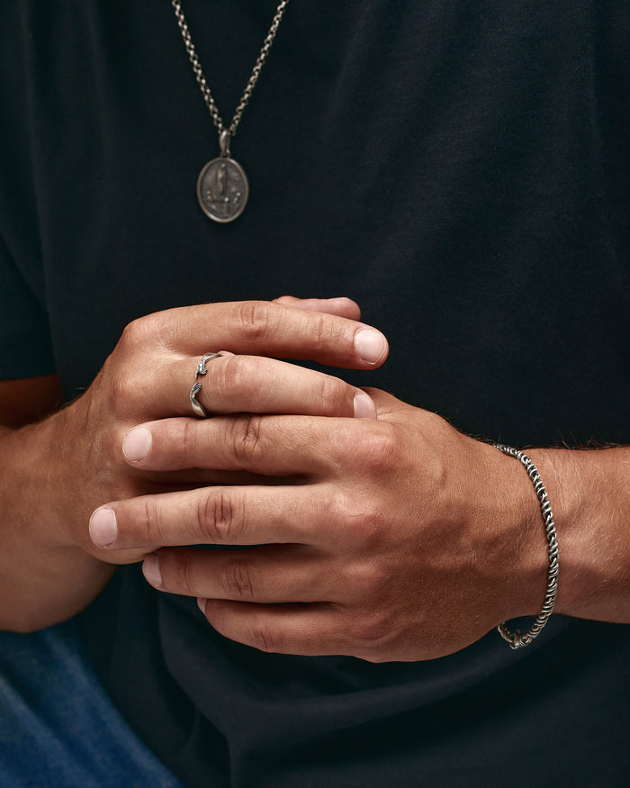 Silver ring CREATIO