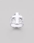 Silver ring CROSS