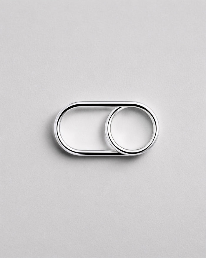 Silver ring DOUBLE (two-finger)
