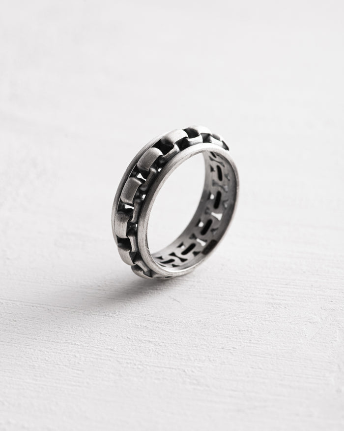 Silver ring ENDURING