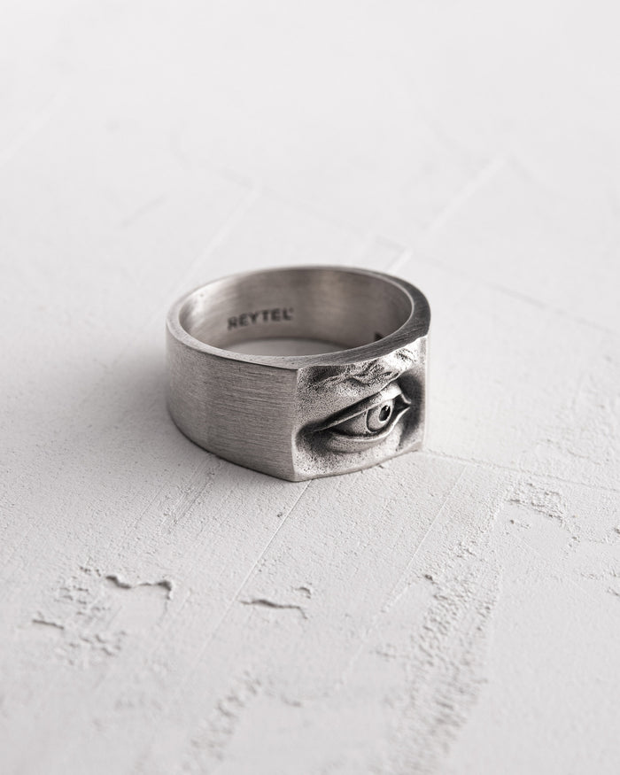 Silver ring EYE OF PROVIDENCE