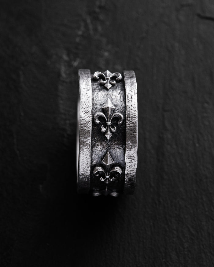 Silver ring FLEUR DE LIS