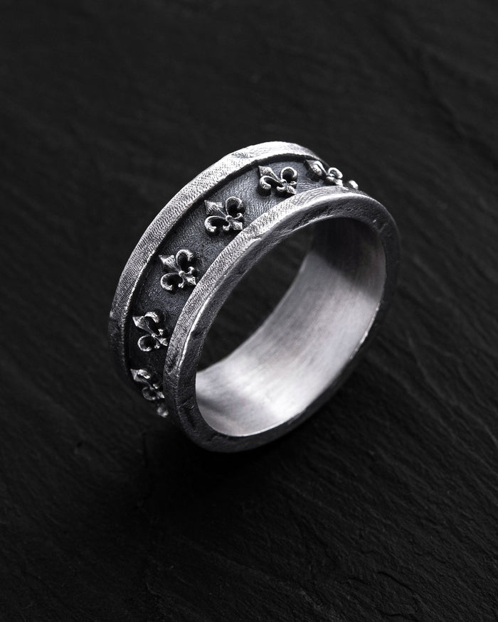 Silver ring FLEUR DE LIS