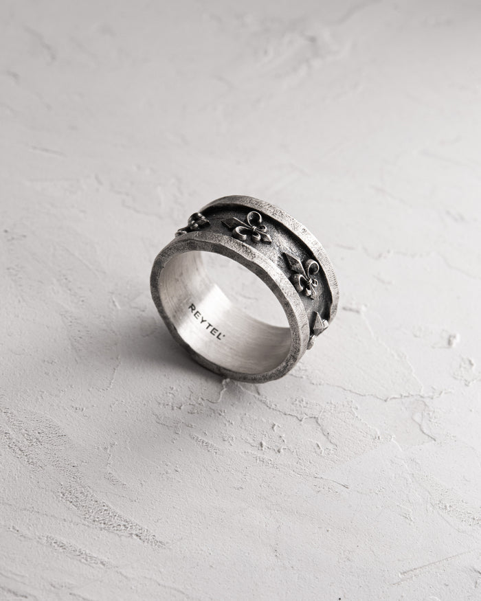 Silver ring FLEUR DE LIS
