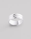 Silver ring FLOW