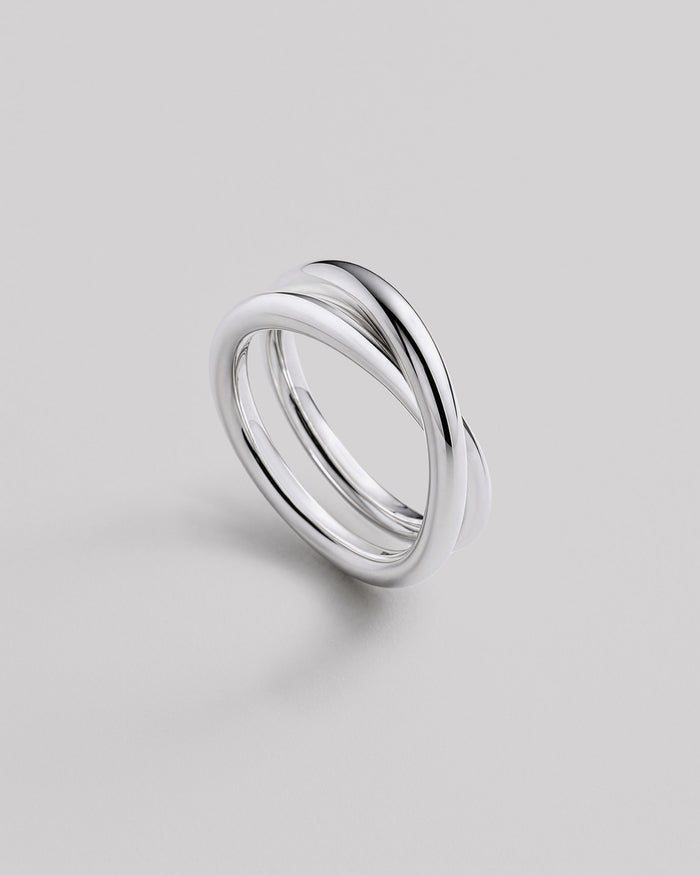 Silver ring FUSION